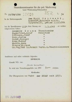Orlowski, Willi