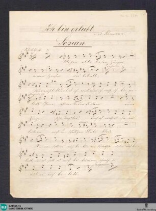 Ich bin geliebt - Don Mus.Ms. 2724 : V (4); A; McCS 74/9
