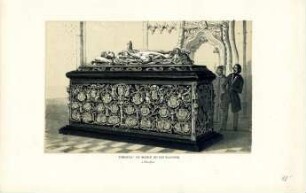 Grafik "Tombeau de Marie de Bourgogne a Bruges"