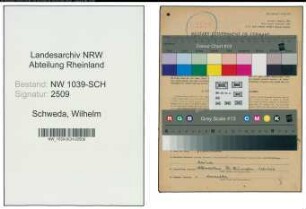 Entnazifizierung Wilhelm Schweda , geb. 06.08.1891 (Lehrer)