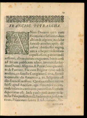 Francisc. Petrarcha.