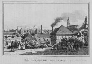 Dresden, Erste Gasanstalt am Zwinger : Dresden, 1. Gasanstalt am Zwinger