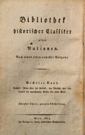 Ideen über die Politik, den Verkehr und den Handel der vornehmsten Völker der alten Welt, 2,2. Afrikanische Völker ; Abth. 2, Ägypter