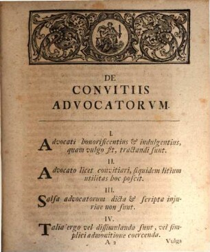 De convitiis advocatorum
