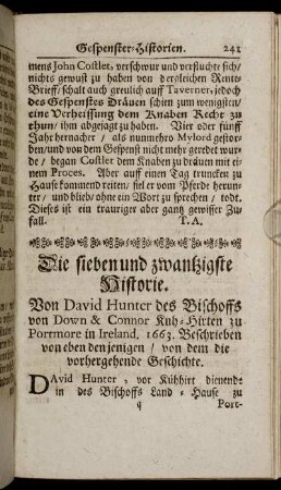Die sieben und zwantzigste Historie.