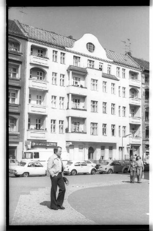 Kleinbildnegativ: Mietshaus, Rubensstraße, 1979