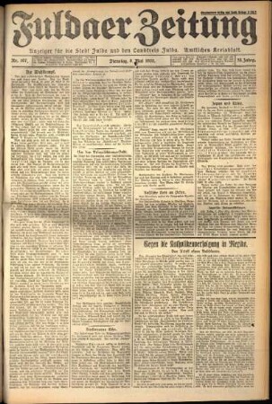 Ausgabe vom Dienstag, den 08. Mai 1928.