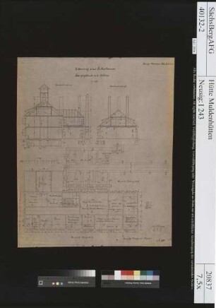 Bau eines Probierhauses: Hauptgebäude mit Anbau