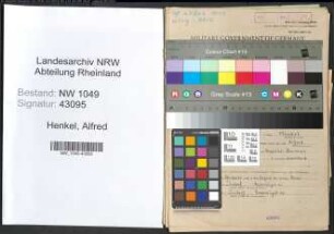 Entnazifizierung Alfred Henkel , geb. 09.09.1889 (Finanzbeamter)