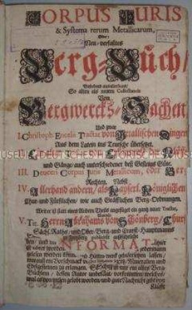 Neu verfasstes Bergbuch