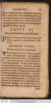 Capvt III. De proprietatibus propositionis.