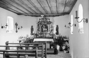 Innenansicht der Martinskapelle bei Furtwangen