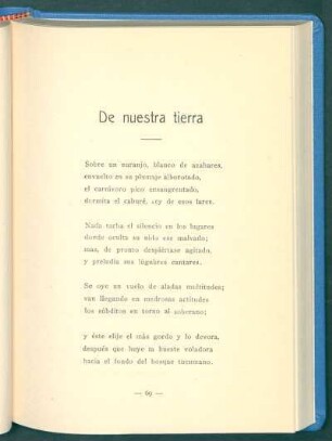 De nuestra tierra