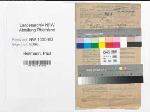 Entnazifizierung Paul Heitmann, geb. 07.05.1898 (Polizeibeamter)