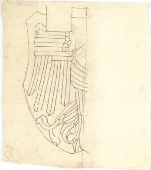 Pfann, Paul; Dingolfing; Kriegerdenkmal - Wappen (Teilansicht)