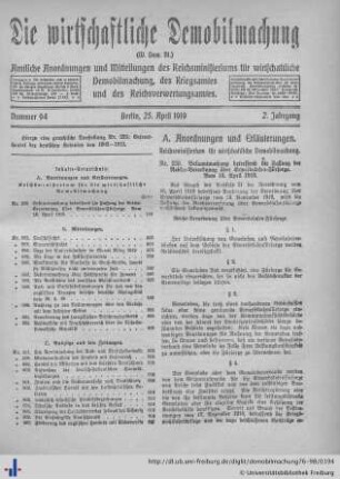 Nr. 94, 25. April 1919
