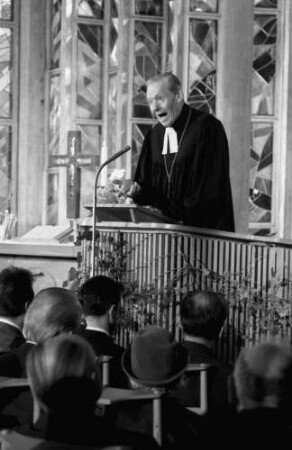 Freiburg: Ludwigskirche, Gottesdienst, Ansprache, Landesbischof Heidland
