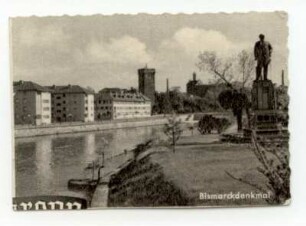 "Bismarckdenkmal" - Bismarck-Denkmal, Obere Neckarstraße, Götzenturm