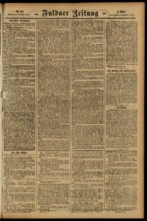 Zweite Ausgabe vom Freitag, den 03. November 1916.