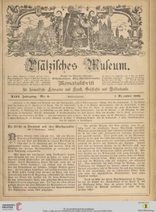 Nr. 6 (1. Dezember 1896)