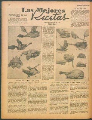 Preparación de las aves