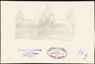 Rathaus, Hamburg (?): Ansicht