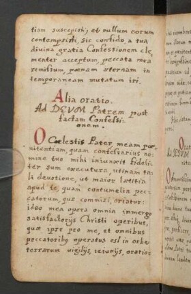 Alia oratio. Ad Devm Patrem post factam Confessionem.