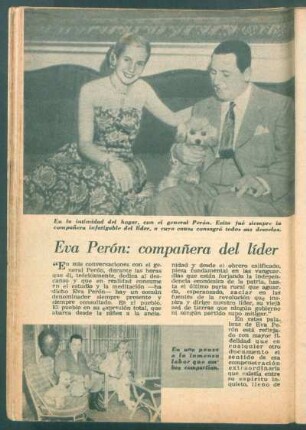 Eva Perón: compañera del líder
