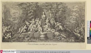 Feste de DIANE, troublée par des Satyres