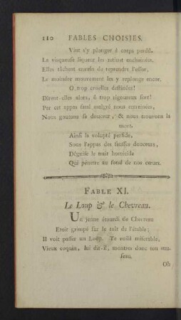 Fable XI. - XIX.