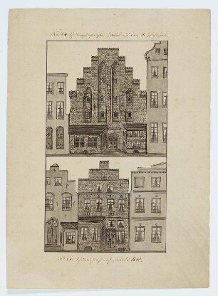 Kiel - Schuhmacherstraße, Haus Nr. 34 und 22