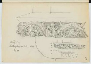 Kloster St. Blasius, Northeim: Details (aus: Skizzen- und Fotoalbum 22)