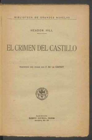 El crimen del castillo