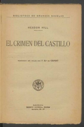 El crimen del castillo