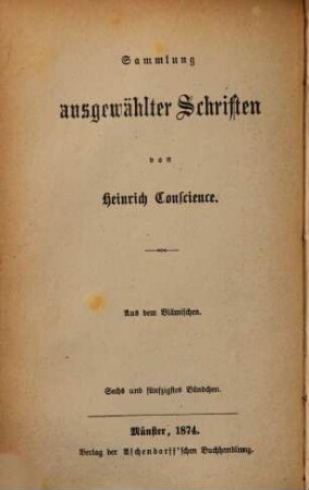 Sammlung ausgewählter Schriften : aus dem Vlämischen. 56, Der Kaufmann von Antwerpen ; [1]