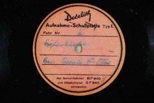 Toccata aus : Toccata und Fuge F-Dur BWV 540; [Fortsetzung] / Johann Seb. Bach