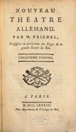 Nouveau Théâtre Allemand, 5