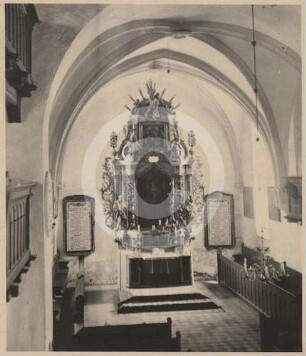 Chor der evangelischen Kirche Alzenau