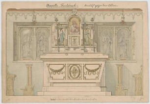 Müller, Josef Anton; Fensbach; Kapelle - Altar (Ansicht)