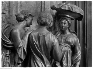 Paradiestür, Alttestamentarische Szenen, Szenen aus der Geschichte von Jakob und Esau