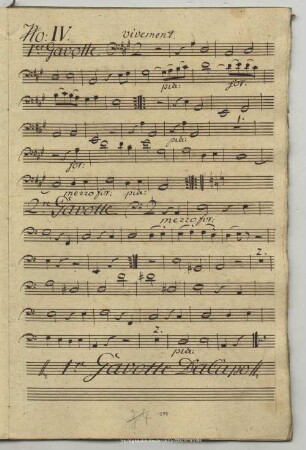 4. Anonymus, Gavottes, A-Dur