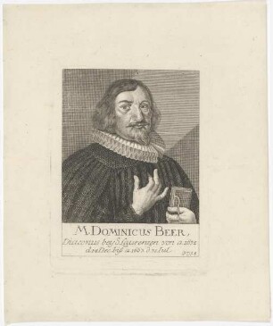 Bildnis des Dominicus Beer