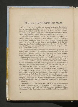 Blanka als Kriegsteilnehmer