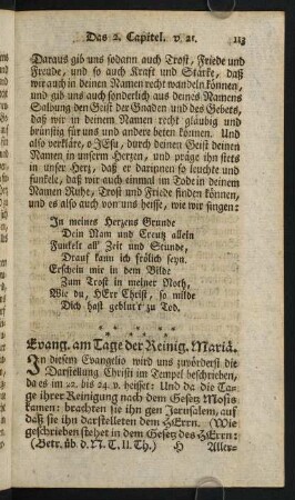 113-129, Evang. am Tage der Reinig. Maria