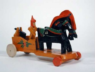 Pferd mir Wagen "Katanka" (Rotarmist mit Maschinengewehrkutsche)