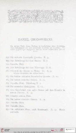 Daniel Chodowiecki (Nr. 858 - 1702)