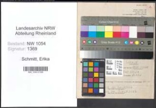 Entnazifizierung Erika Schmitt , geb. 14.03.1905 ()