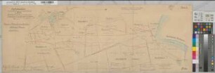 Ems Kanalisierung Blatt 2 Grunderwerbskarte Strecke Lathen (17-31) 1891 1 : 2000 37 x 102 kol. Zeichnung A. Franke, Wasserbauinspektor Wasser- und Schiffahrtsdirektion Münster