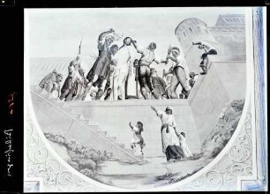 Pfarrkirche; Deckenbild, Geisselung, 1788
