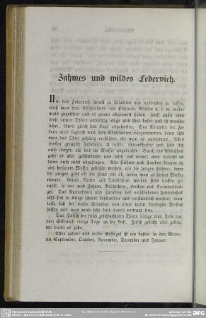 Zahmes und wildes Federvieh